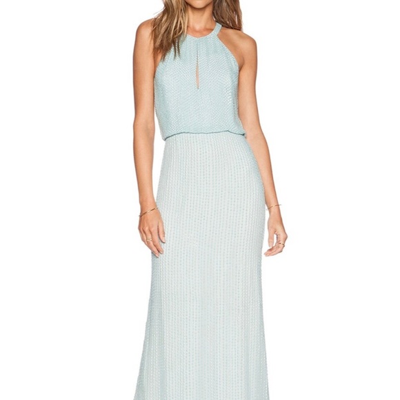 Parker Dresses & Skirts - Parker Black Revolve Long Gown Dress Marceline Sequin Dress in Blue Size Medium